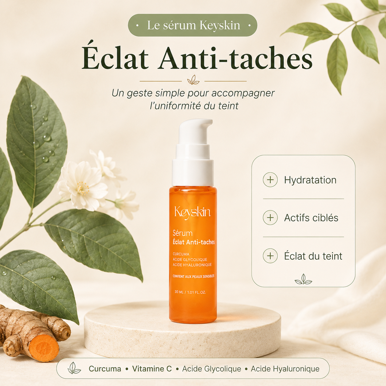Sérum Purifiant Intense (30ML : MATIN ET/OU SOIR)